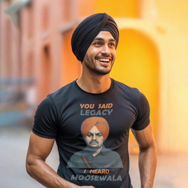 Legacy Moosewala Tribute Regular Fit T-Shirt