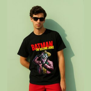 Batman The Killing Joke Regular fit T-Shirt – Joker Comic Graphic Tee for Men