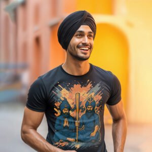 Nihang Warriors Graphic Regular Fit T-Shirt