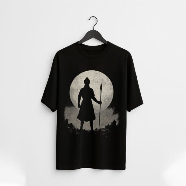 Punjabi Warrior Spirit Graphic Regular Fit T-Shirt - Image 2