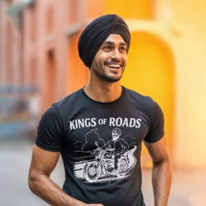 Kings of Roads Motorcycle Graphic over sized T-Shirt