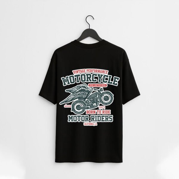 Born to Ride Motorcycle Performance Regular Fit T-Shirt - Image 2