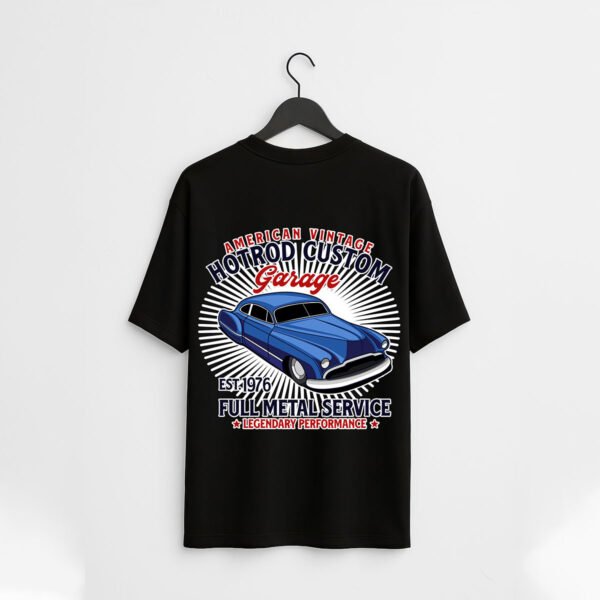 Hot Rod Custom Garage Graphic Regular Fit T-Shirt