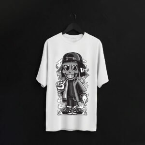 Skater Skull Street Cartoon Regular fit T-Shirt