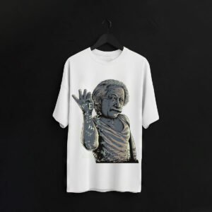 Einstein Swag Street Graphic Regular Fit T-Shirt – Cotton Lycra