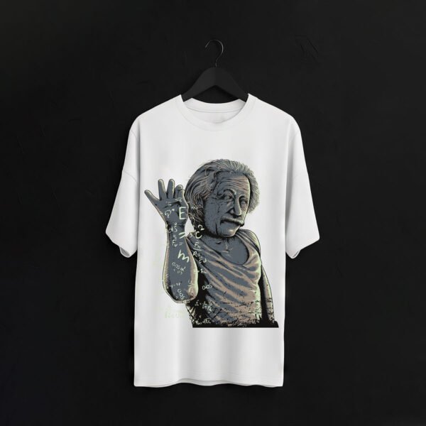 Einstein Swag Street Graphic Regular Fit T-Shirt – Cotton Lycra