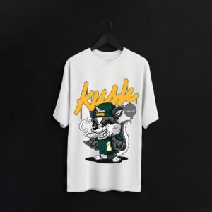 Kush Wolf Street Graphic Regular Fit T-Shirt