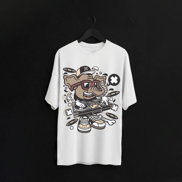 DJ Elephant over sized T-Shirt