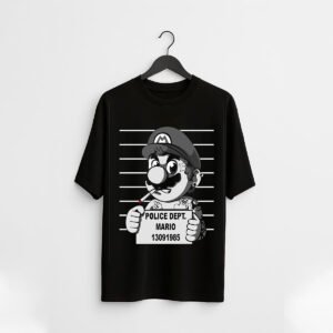 Mugshot Mario Graphic Regular Fit T-Shirt