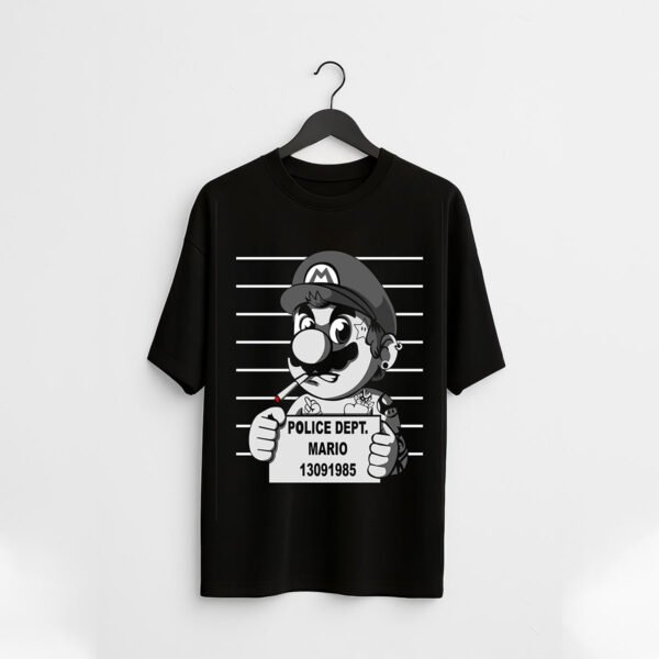 Mugshot Mario Graphic Regular Fit T-Shirt
